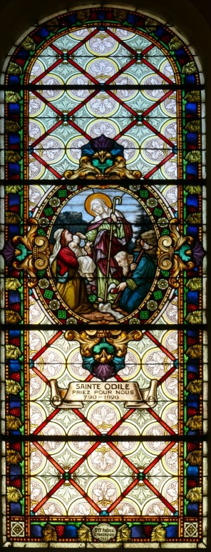 알자스의 성녀 오틸리아_by Ott Freres_photo by Ralph Hammann_in the Church of Saint-Martin in Saint-Martin of Alsace_France.jpg